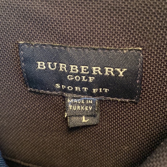 Burberry Black Golf Shirt - Picture 3 of 7
